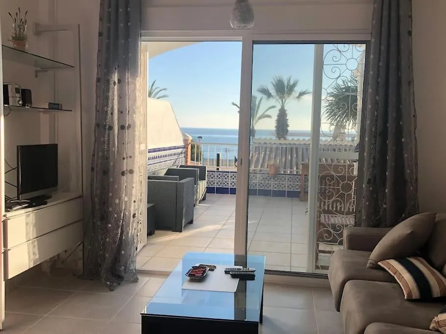 Sea View Apt Steps To Beach Torrox 0*,